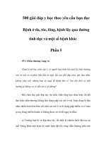 Bệnh ở da, tóc, lông, bệnh lây qua đường tình dục và một số bệnh khác - Phần 5 docx