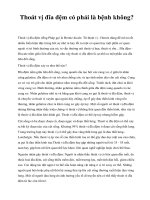 Thoát vị đĩa đệm có phải là bệnh không? potx