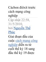 Cácbon điôxít trước cách mạng công nghiệp pot