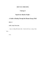 BÀN TAY ÁNH SÁNG - Chương 21 docx