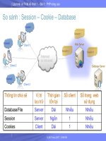 CHUYÊN ĐỀ CSDL VÀ LẬP TRÌNH ỨNG DỤNG WEB 1- P6 potx