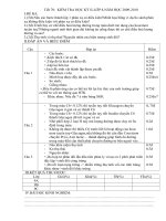 đề thi kiểm tra kết thúc năm học