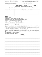 Đề thi Toán 8 ky 2 (09 - 10)