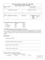 Kiểm tra 1 tiết lớp 6 (lần 2)