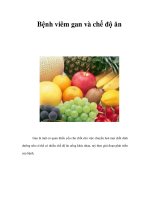 Bệnh viêm gan và chế độ ăn pdf