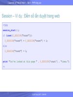 CHUYÊN ĐỀ CSDL VÀ LẬP TRÌNH ỨNG DỤNG WEB 1- P5 docx