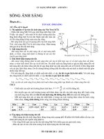 Chuyên đề ôn thi đại học phần sóng ánh sáng