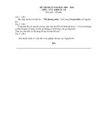 Đề thi HKII - Văn 10-NH02-10