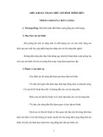 Mô hình trình diễn thâm canh giống lúa chất lượng pot