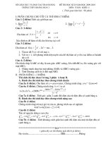 De thi hoc ki 2 toan 11-nam hoc 2009-2010