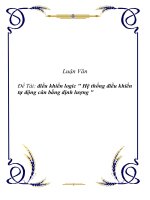 Đồ án điều khiển logic 