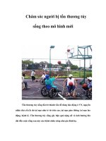 Chăm sóc người bị tổn thương tủy sống theo mô hình mới pps