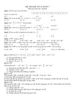 ĐỀ THI TOÁN 7 HK2 MỚI