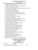 ngan hang bai tap on tap cac khoi