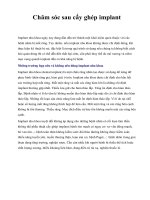 Chăm sóc sau cấy ghép implant potx