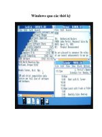 Windows qua các thời kỳ- P1 potx