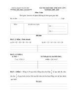 De thi hoc sinh gioi cuoi năm