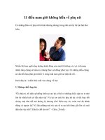 11 điều nam giới không hiểu về phụ nữ pdf