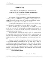 đồ án tốt nghiệp xây dựng khu chung cư cao tầng - khu nhà ở tái định cư mở rộng phường tràng cát