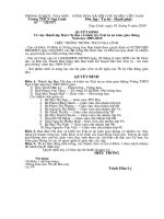 QĐ Ban chỉ đạo ATGT