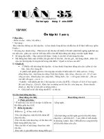 Giáo án tuần 35 . Lớp 4