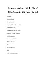 Đăng cai tổ chức giải thi đấu vô địch từng môn thể thao của tỉnh ppsx