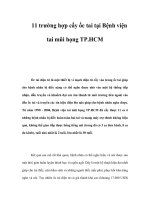 11 trường hợp cấy ốc tai tại Bệnh viện tai mũi họng TP.HCM ppt