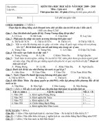 ĐỀ KIỂM TRA HKII - LS 6 ĐỀ 2