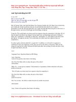 Anh ngữ sinh động bài 109 pptx