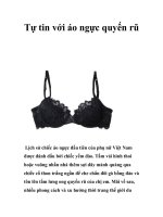 Tự tin với áo ngực quyến rũ potx