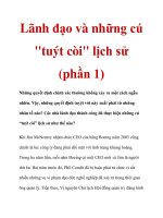 Lãnh đạo và những cú 