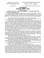 KH nam hoc 2009 - 2010