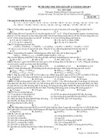 Đề thi học sinh giỏi lớp 12 môn hóa học ppt