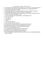 ĐỀ CƯƠNG ÔN TẬP HỌC KỲ 2