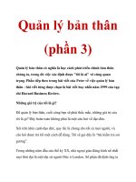 Quản lý bản thân (phần 3) pot