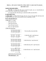 PHẦN A. ÔN TẬP LÝ THUYẾT, CÔNG THỨC VÀ BÀI TẬP ỨNG DỤNG ĐỘT BIẾN GEN ppt
