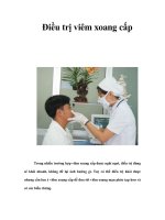 Điều trị viêm xoang cấp docx