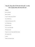 Cấp giấy chứng nhận đủ điều kiện hành nghề y tư nhân đối với phòng khám chẩn đoán hình ảnh potx