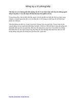 Kiêng kỵ vị trí phòng bếp pps