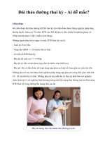 Đái tháo đường thai kỳ - Ai dễ mắc? ppsx