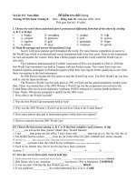 ĐỀ THI LỚP 10 + ĐA