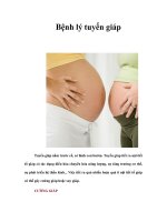 Bệnh lý tuyến giáp pdf