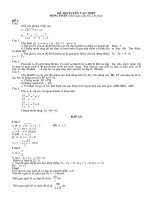 10 đề thi TS lớp 10 (tham khảo)