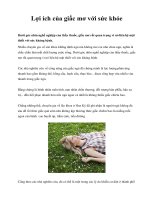 Lợi ích của giấc mơ với sức khỏe pot