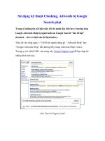 Sử dụng kỹ thuật Cloaking, Adwords bị Google Search phạt ppt