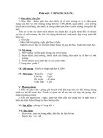 Bài giảng về môi trường trong thời kỳ mới