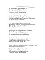 NHỮNG PHÚT XAO LÒNG (THUẬN HỮU)