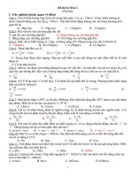 Đề thi lí 10 kì 2 có đáp án hoàn chỉnh