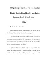 Bệnh ở da, tóc, lông, bệnh lây qua đường tình dục và một số bệnh khác - Phần 7 pptx