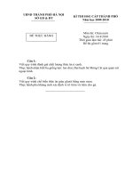 đề thi thành phố_2010_TH chăn nuôi